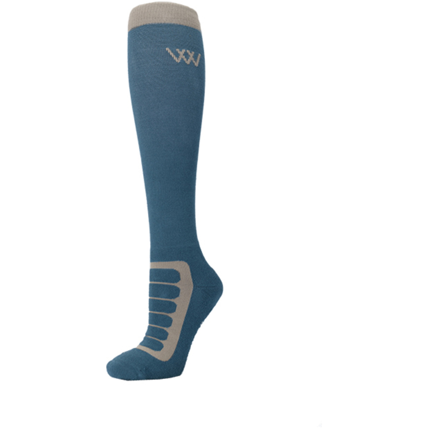 2025 Woof Wear Long Bamboo Tech Riding Sock WW0020-STST - Steel Stone